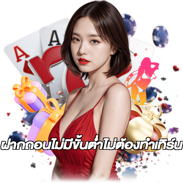 ฝากถอนไม่มีขั้นต่ําไม่ต้องทําเทิร์น